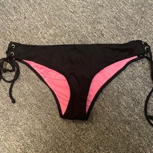 Brand new VSPINK black bikini bottoms size medium